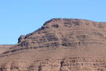 Mountains between Agdz and Ait Saoune in Morocco