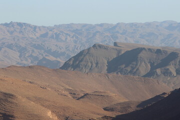 Naklejka premium Mountains between Agdz and Ait Saoune in Morocco