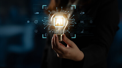 An AI platform for business integration. Central processor powers automated processes like contract management, chatbot services, and partnership solutions, all built on a foundation of code. Fermion