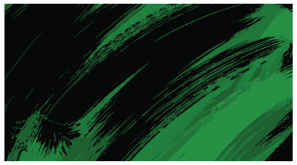 abstract green brush stoke background vector wallpaper