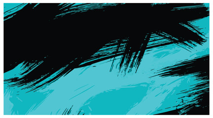 black and blue brush stoke background vector wallpaper