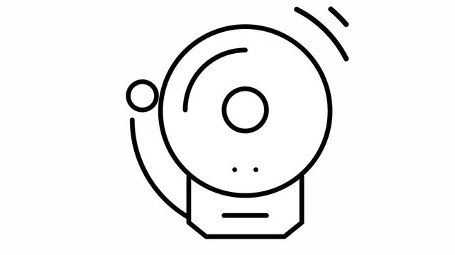 representative bell,alarm,notification for alert animation video motion icon