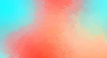 Fototapeta premium Abstract watercolor background with soft blend of pastel color on paper