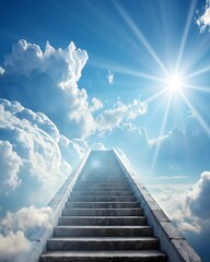 Stairway to Heaven Dreamlike Spiritual Path
