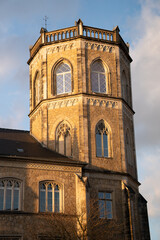 Fototapeta premium Cathedral and Bridge Over Neisse River