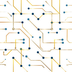 Seamless matchstick pattern illustration on a white background