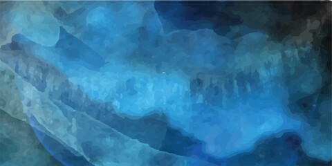 Blue abstract background texture with dark motion of stormy sky and clouds