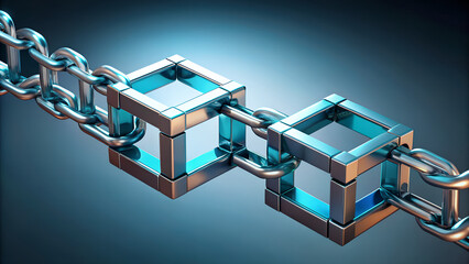 3d rendered blue transparent glass cube house home building 3d architecture construction plan isometric icon design business design icon 