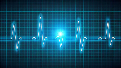 heart beat on monitor heart heartbeat monitor pulse ekg graph beat ecg medicine health graphic vector
