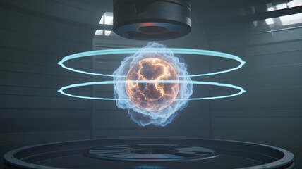 Energetic core with blue rings