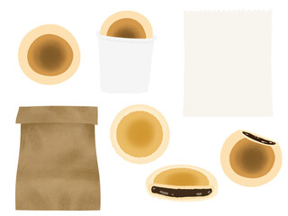 호떡 놀이 일러스트