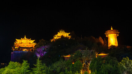 Guishan Dafo Temple in Shangri-la, Yunnan province China.
