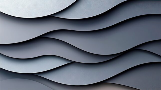 A textured abstract background featuring overlapping, undulating waves in shades of grey and blue, creating a sense of depth and movement.