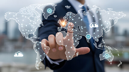 Global business ai network future