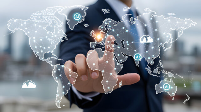 Global business ai network future
