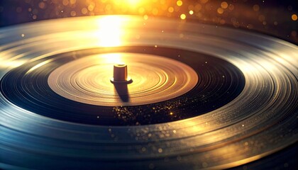 macro closeup vinyl groove dust particles analog surface spinning record texture micro scratches reflective detail motion blur vintage sound material pattern nostalgic close shot fine detail