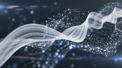 High quality, futuristic water flow visualizes elegance and precision, mirroring intricate cell phone designs and emphasizing global connectivity concepts, perfect for representing cutting edge.