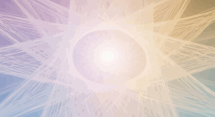 abstract luminous energy burst with radiant lines and glowing core