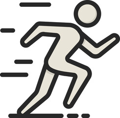 Sprint Filled Line Icon