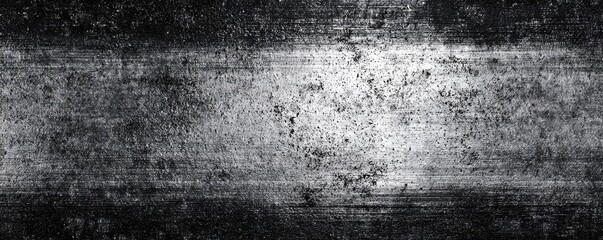 Hyper realistic photo showing white dust scratches concept. Abstract texture featuring a dark and light metallic gradient.