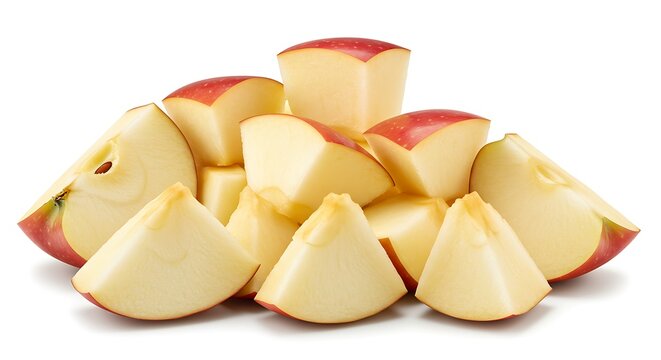 紅玉の輝き：瑞々しい断面