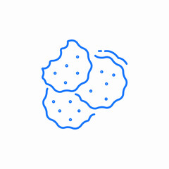 biscuits food icon sign vector
