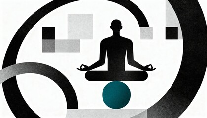 Geometric Serenity - Mental Wellness Meditation