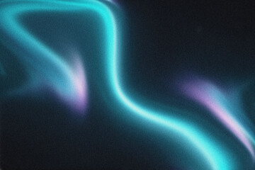 Dynamic Blue Teal Purple Gradient Waves with Textured Grain Effect Background