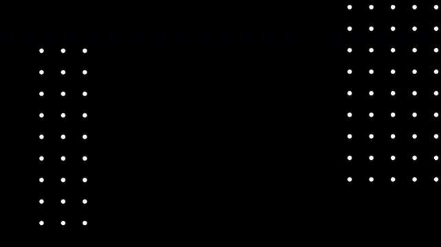 Abstract Dots pattern of design element. Design element animation. Abstract background for business ...