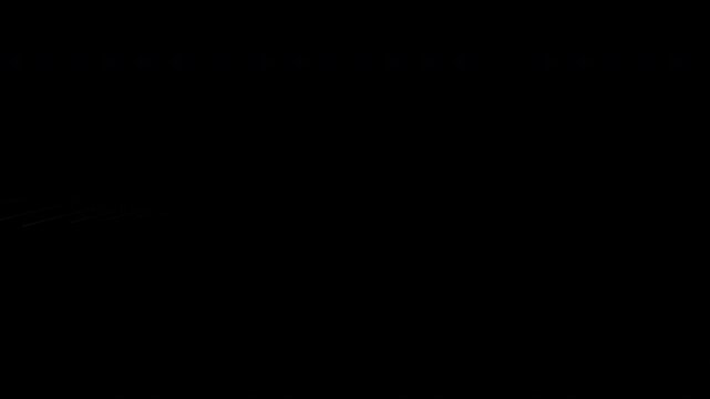 Accent Motion Graphics Animation on Black Background