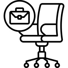 Job Vacancy Line Icon