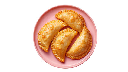 Karanji or gujia, Kajjikayalu, Indian festival food, stuffed with coconut stuffing