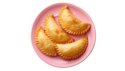 Karanji or gujia, Kajjikayalu, Indian festival food, stuffed with coconut stuffing