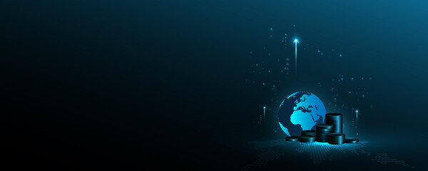 financial trend analysis background Trade in the world market