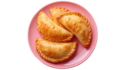 Karanji or gujia, Kajjikayalu, Indian festival food, stuffed with coconut stuffing