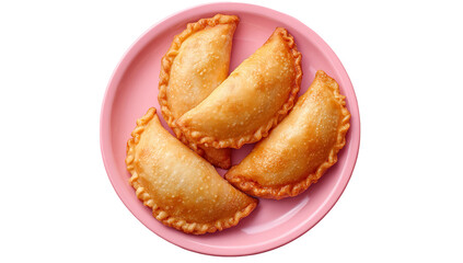Karanji or gujia, Kajjikayalu, Indian festival food, stuffed with coconut stuffing