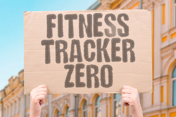 "Fitness Tracker Zero" Activity monitors show minimal movement. STEPS.SEDENTARY.INACTIVE.HEALTH.TRACKING.