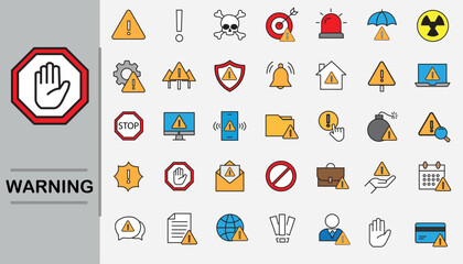 Warning icons