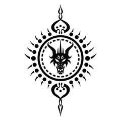 vector illustration of a set of abstract symbols