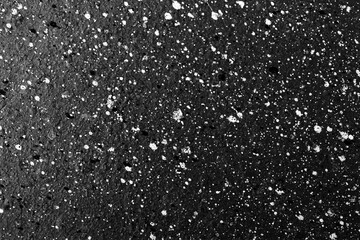 Black and white terrazzo hamper sparkle modern interior abstract bright dark background