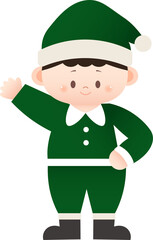 홀리데이 캐릭터 일러스트