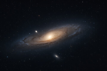 Obraz premium Galaxy Andromeda in space