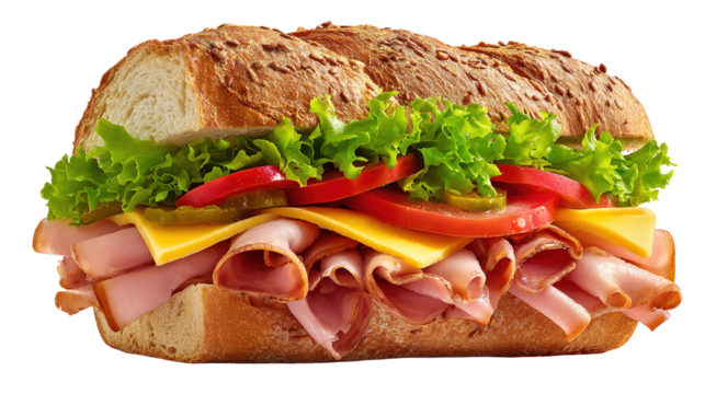 Big burgur made from natural organic meat and vegetables cooked in a josper for a festive party on a white background