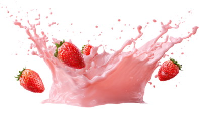 Strawberry cut out pattern. Ripe fresh flying red strawberry isolated on white background. With clipping path. Summer delicious sweet berry organic fruit, food, diet, vitamins, creative layout