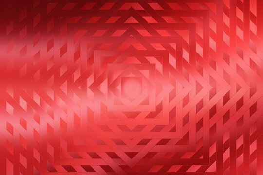 Illustration of a captivating red geometric pattern creating a visually striking background design with intricate details
