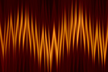 Illustration of abstract orange background with vertical lines and zigzags creating a dynamic and modern design