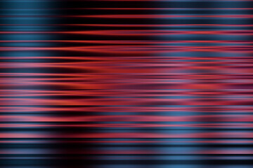 Illustration of a dynamic abstract background with blurred horizontal lines in red and blue creating a sense of motion