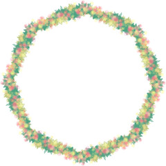 christmas wreath isolated on white 