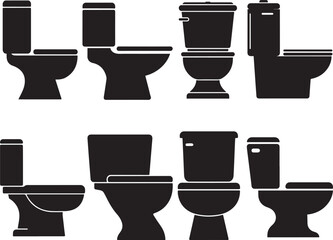 Furniture Commode Silhouette  Clean Minimalist Icon Design