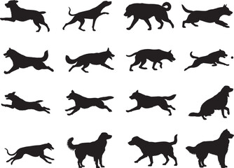 Dog Animal Silhouette – Modern Minimalist Pet Symbol